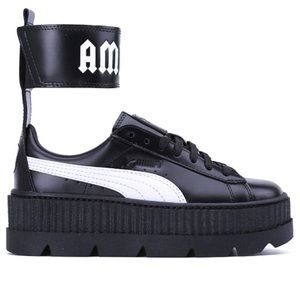 Women’s Black Fenty Creeper Ankle Strap Size 8